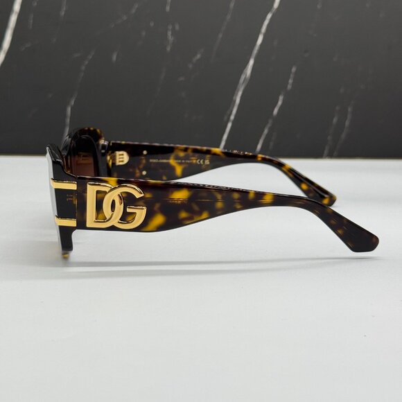 NEW DOLCE&GABBANA DG4501 502/13 HAVANA SUNGLASSES DG4501 50213 EYEWEAR - Picture 6 of 11